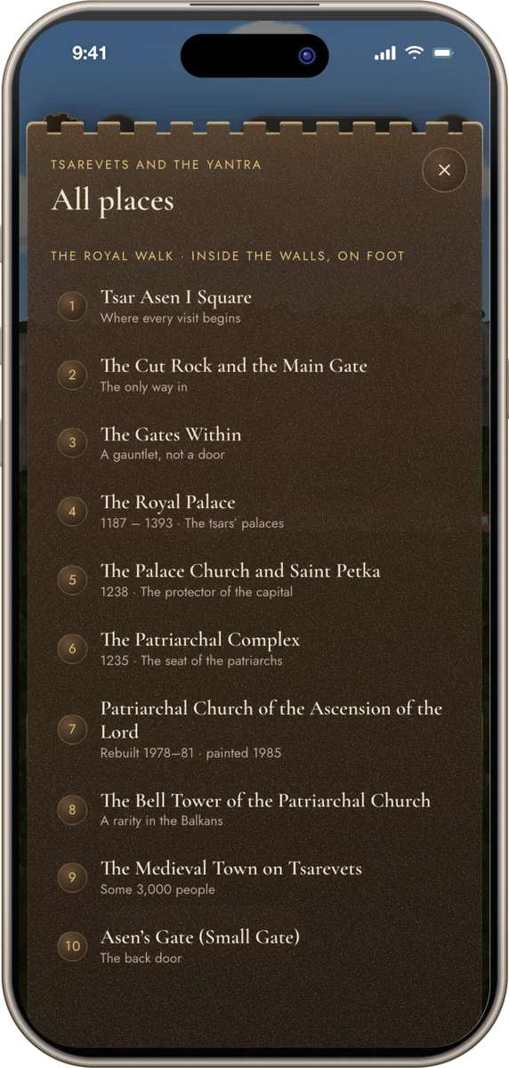 All places: every story on one list