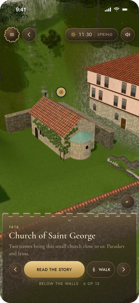 Church of Saint George, below the walls by the Yantra