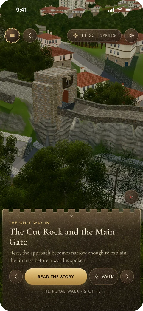 The Cut Rock and the Main Gate